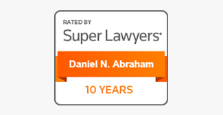 Rated by Super Lawyers | Daniel N Abraham | 10 years