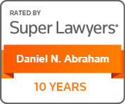 Rated by Super Lawyers | Daniel N Abraham | 10 years